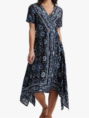 Lucky Brand Ashley Wrap Dress - Size XS
